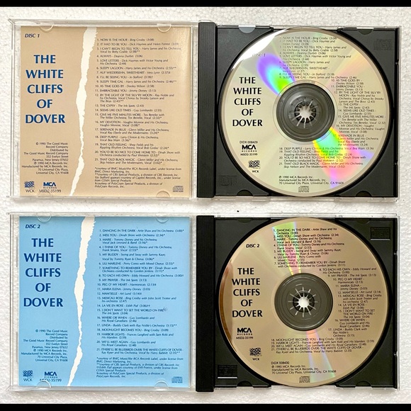 The White Cliffs Of Dover -2 CD’s Kay Kyser, Harry Babbitt. Artie Shaw & Others - Picture 2 of 3